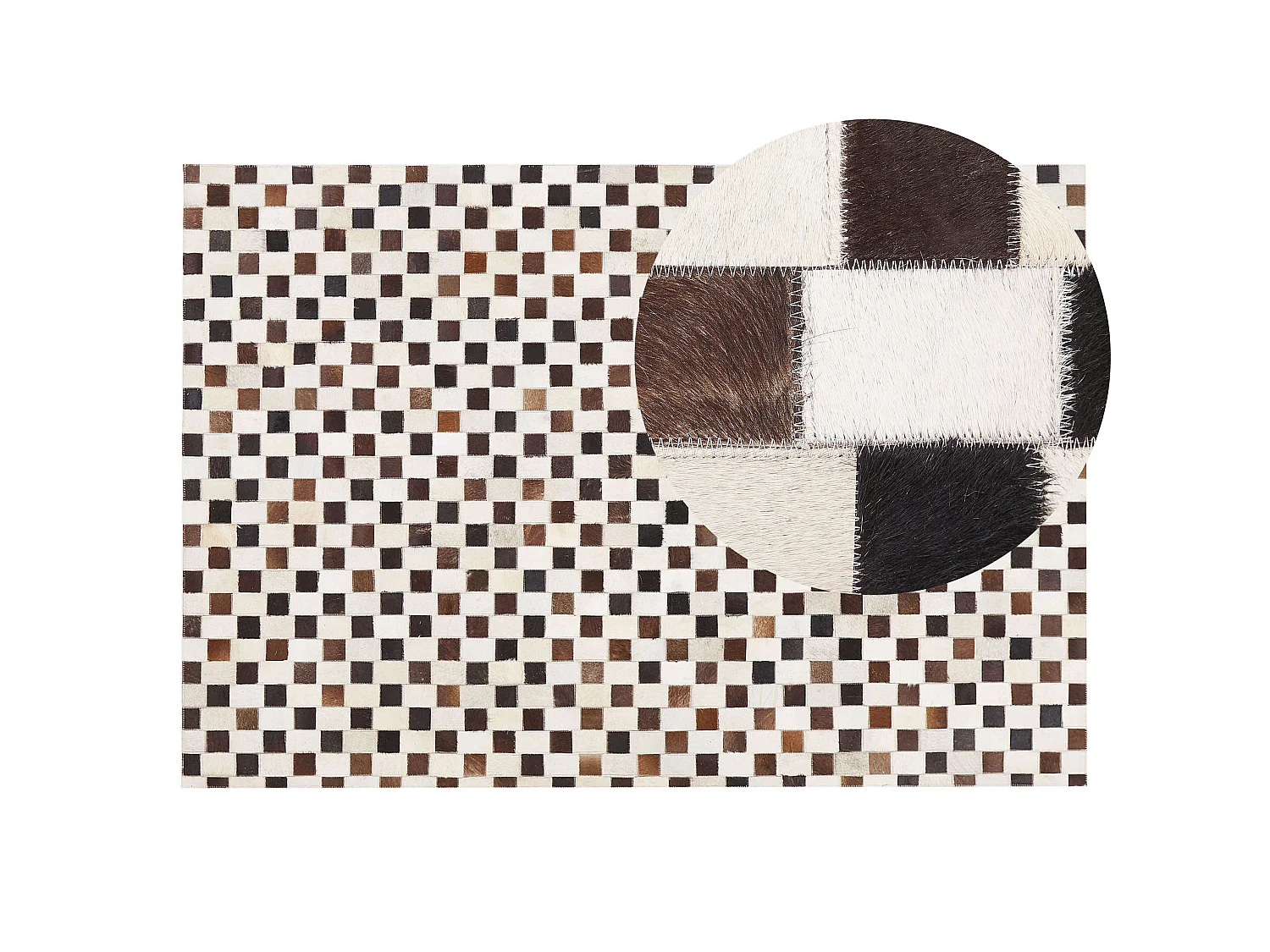 Tapis KAYABEY 140 x 200 cm Cuir Beige