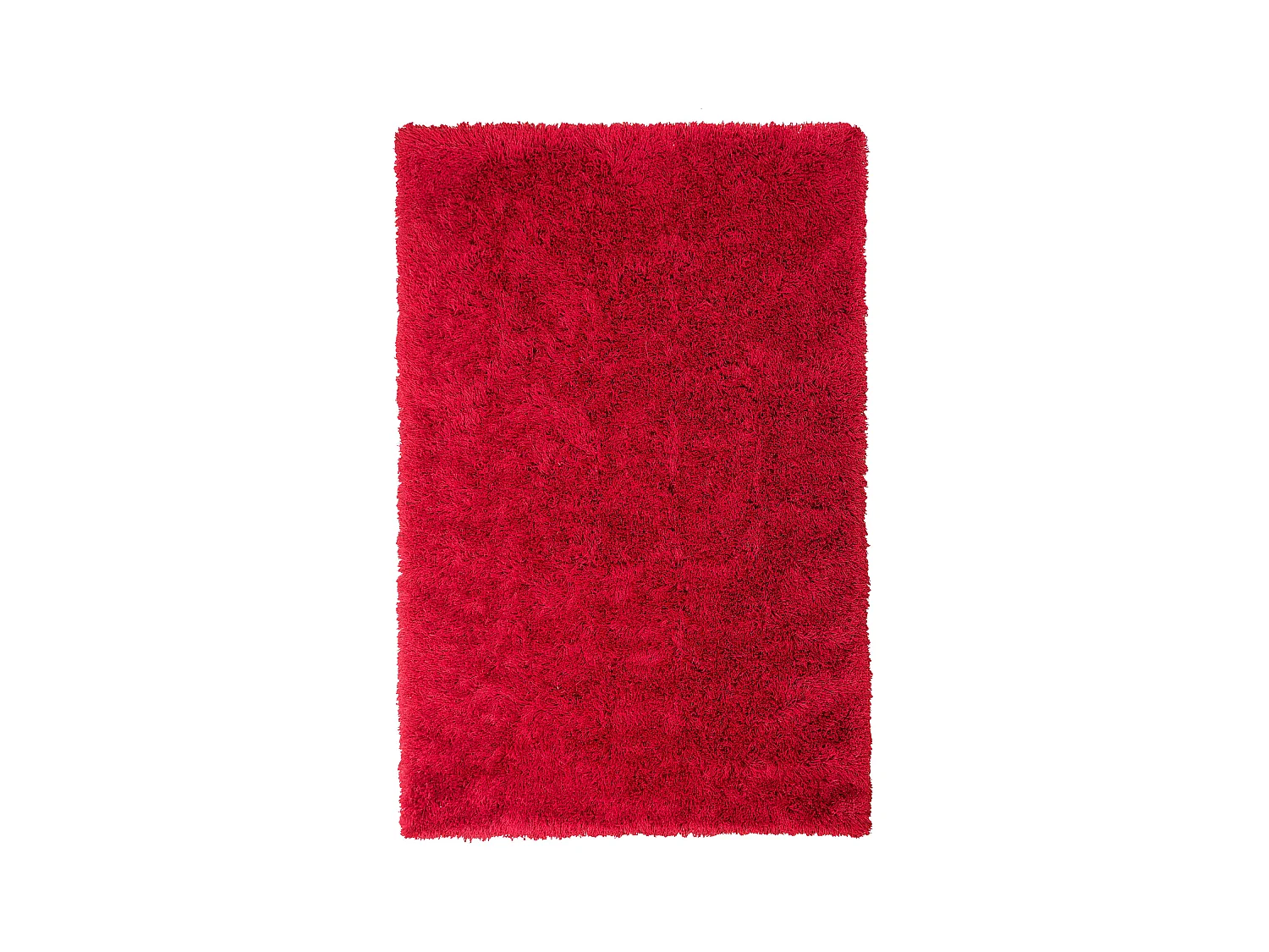Tapis à poils longs CIDE Rouge 140 x 200 cm
