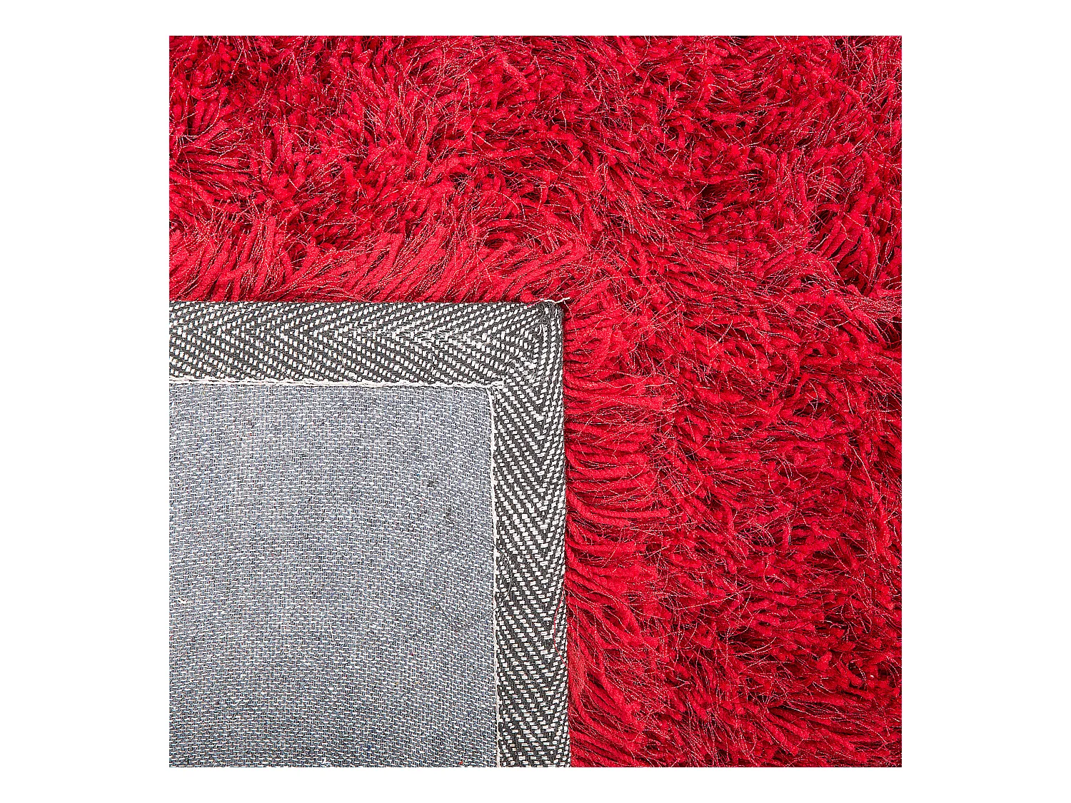 Teppich rot 140 x 200 cm Shaggy CIDE