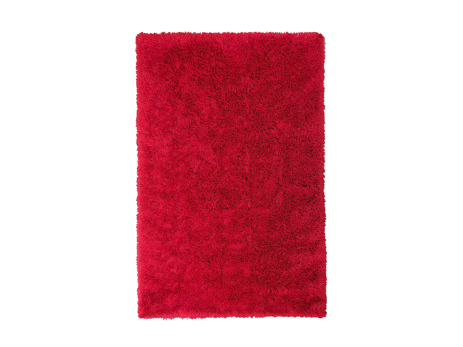 Tapis à poils longs CIDE Rouge 140 x 200 cm