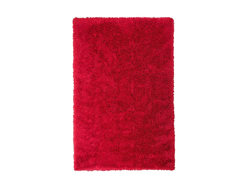 Tapis à poils longs CIDE Rouge 140 x 200 cm