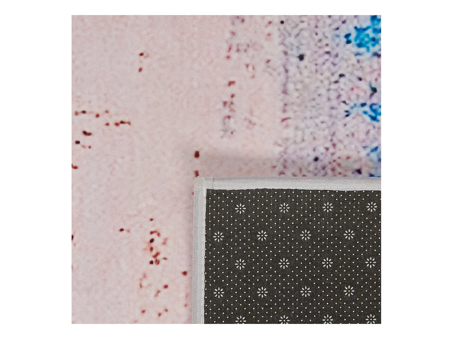 Vloerkleed polyester blauw 160 x 230 cm INEGOL