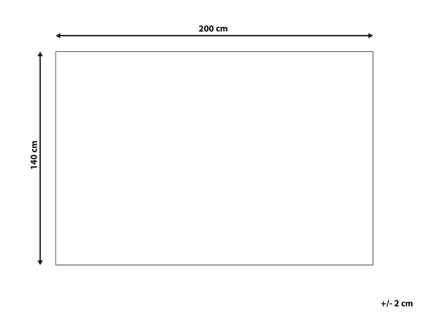 Dywan 140 x 200 cm wielokolorowy FATSA
