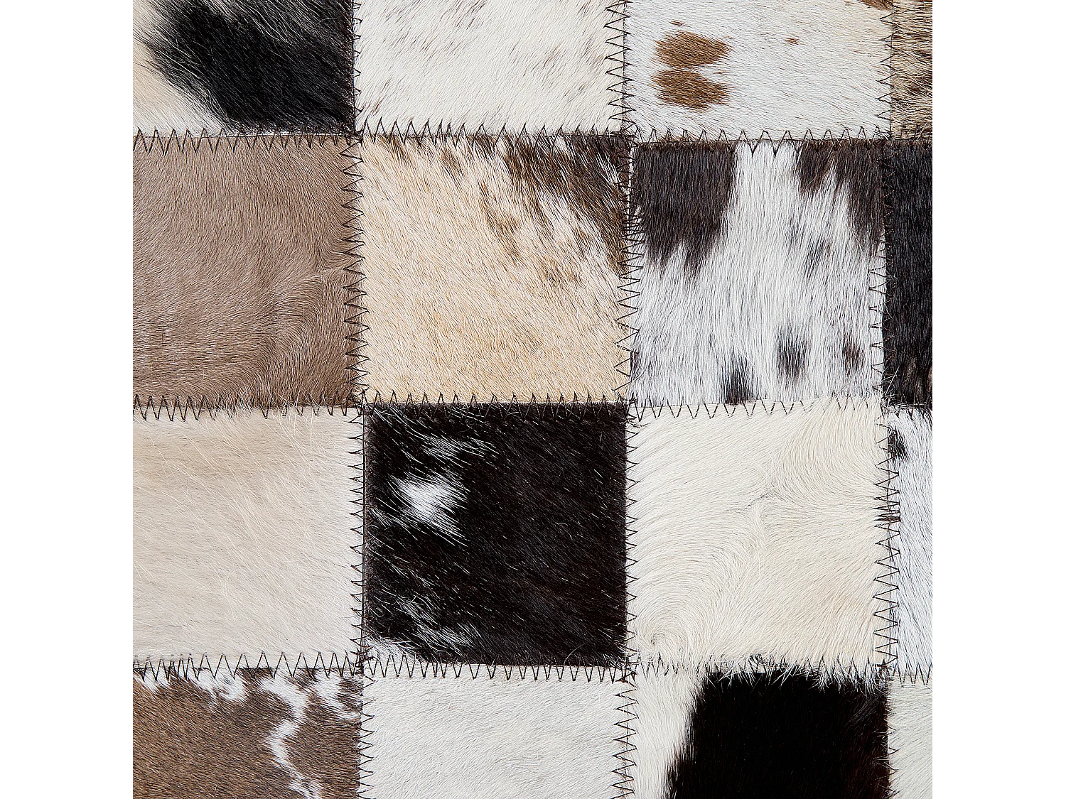 Tapis CERLI Blanc 140 x 200 cm Cuir