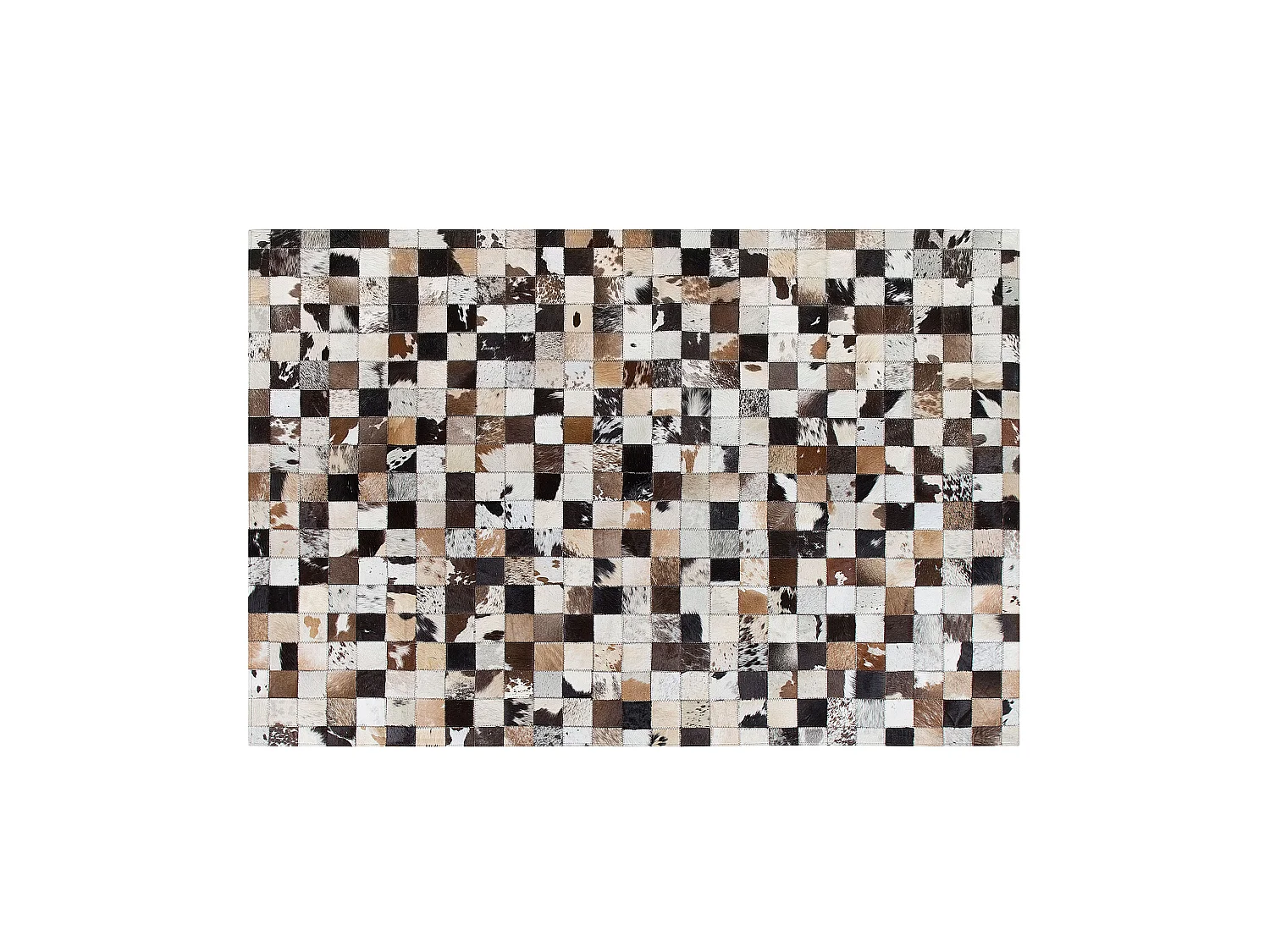 Tapis CERLI 140 x 200 cm Cuir Blanc