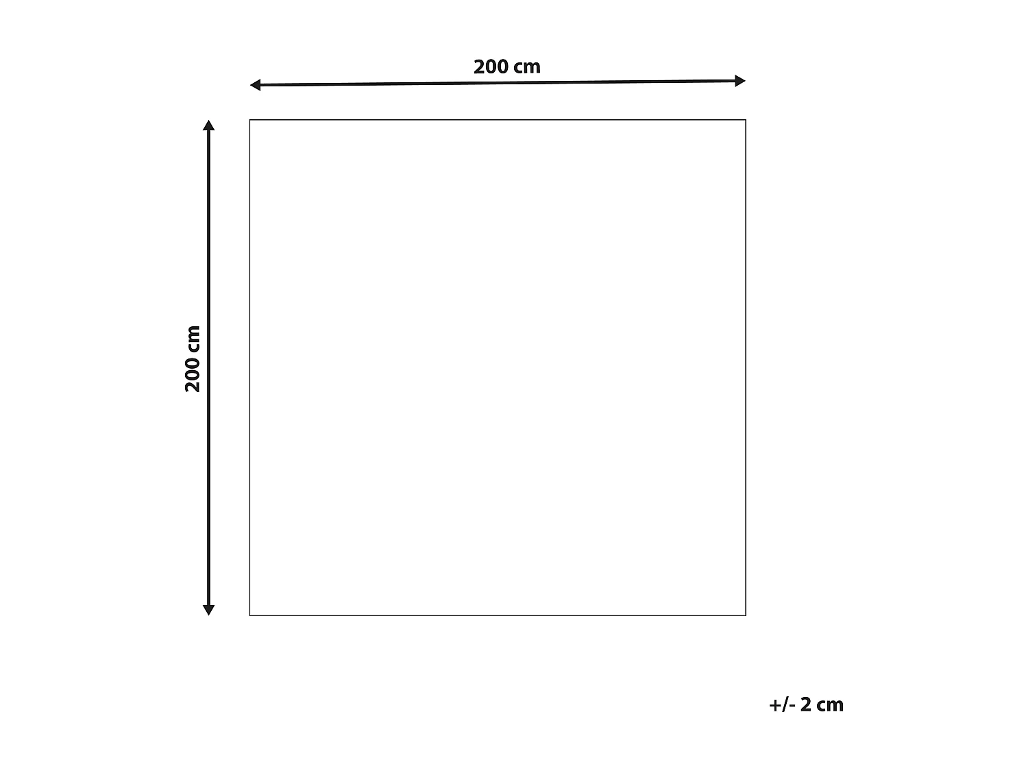 Tapis gris foncé et gris clair 200 x 200 cm ERCIS