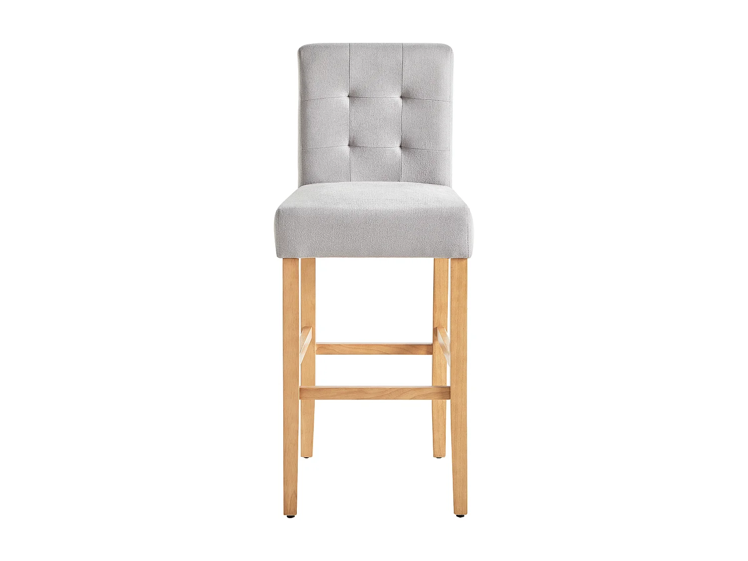 Lot de 2 chaises de bar MADISON Gris