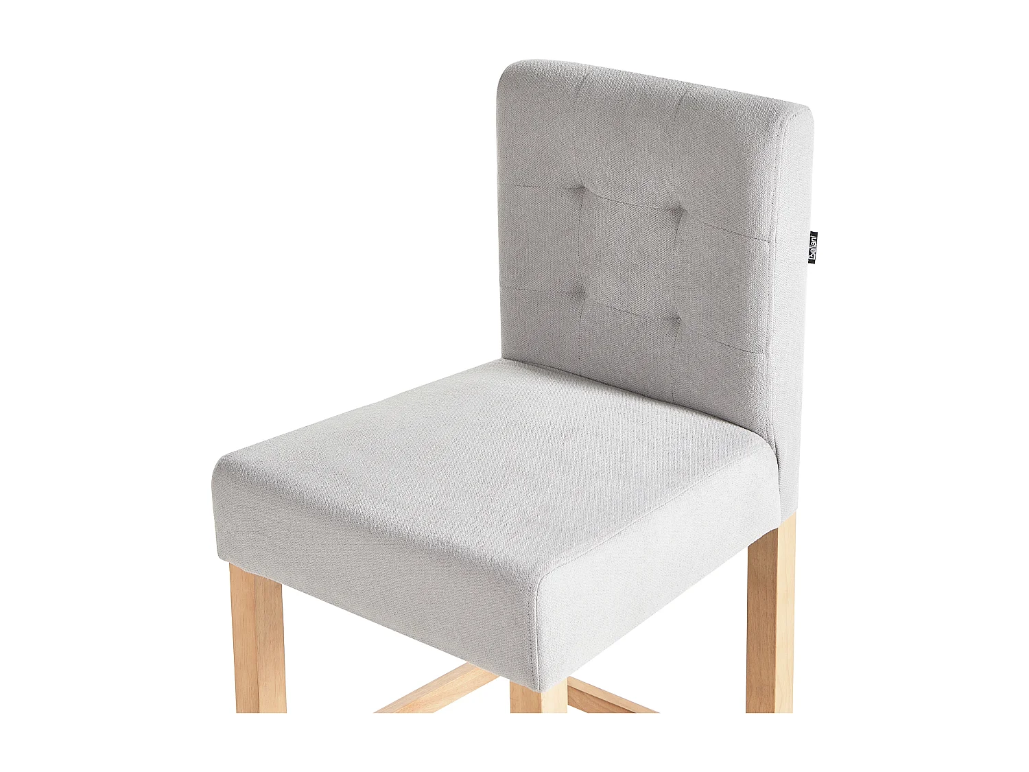 Lot de 2 chaises de bar MADISON Gris