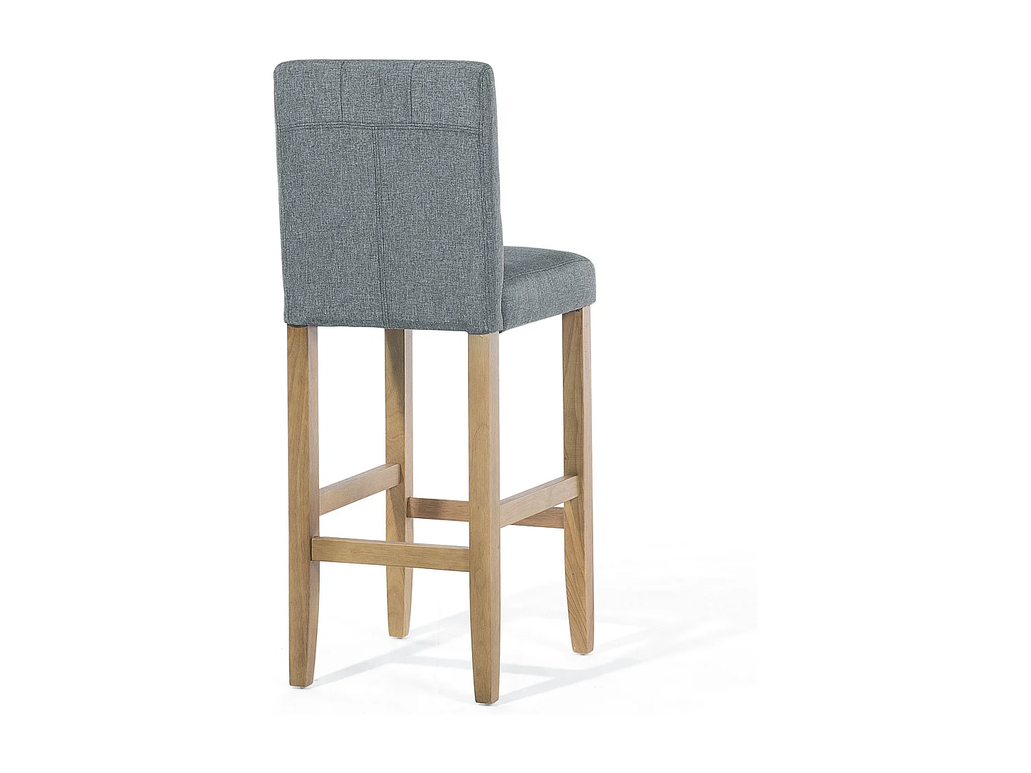 Lot de 2 chaises de bar MADISON Gris