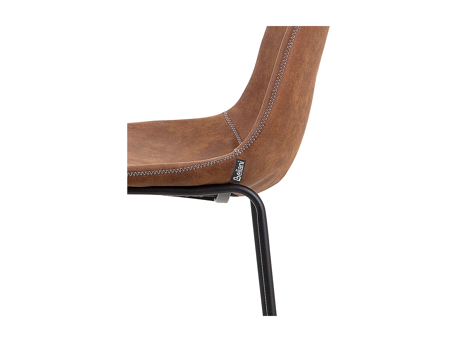 Lot de 2 chaises de bar FRANKS Marron doré