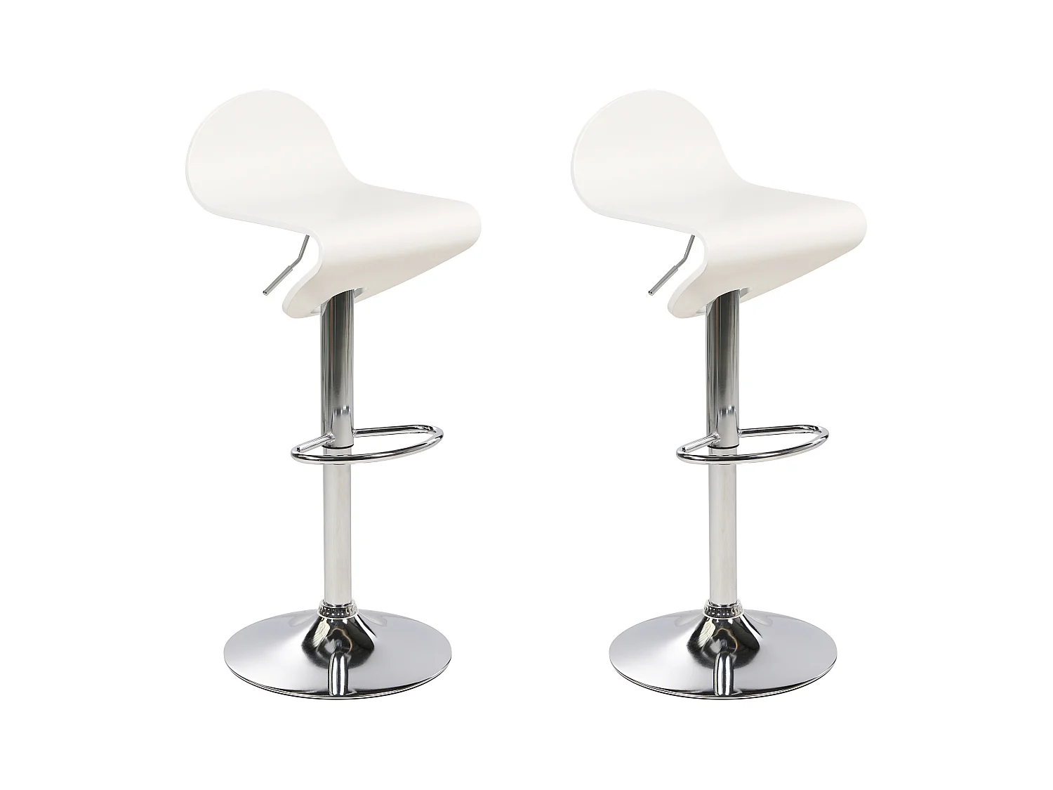Sedia girevole Bianco LIVERPOOL