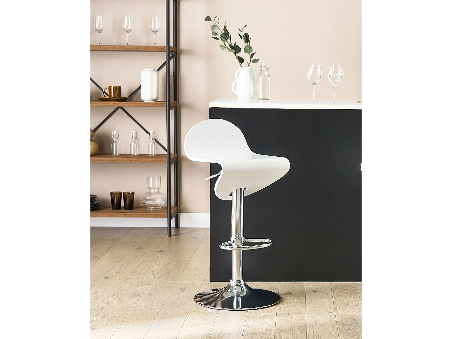 Sedia girevole Bianco LIVERPOOL