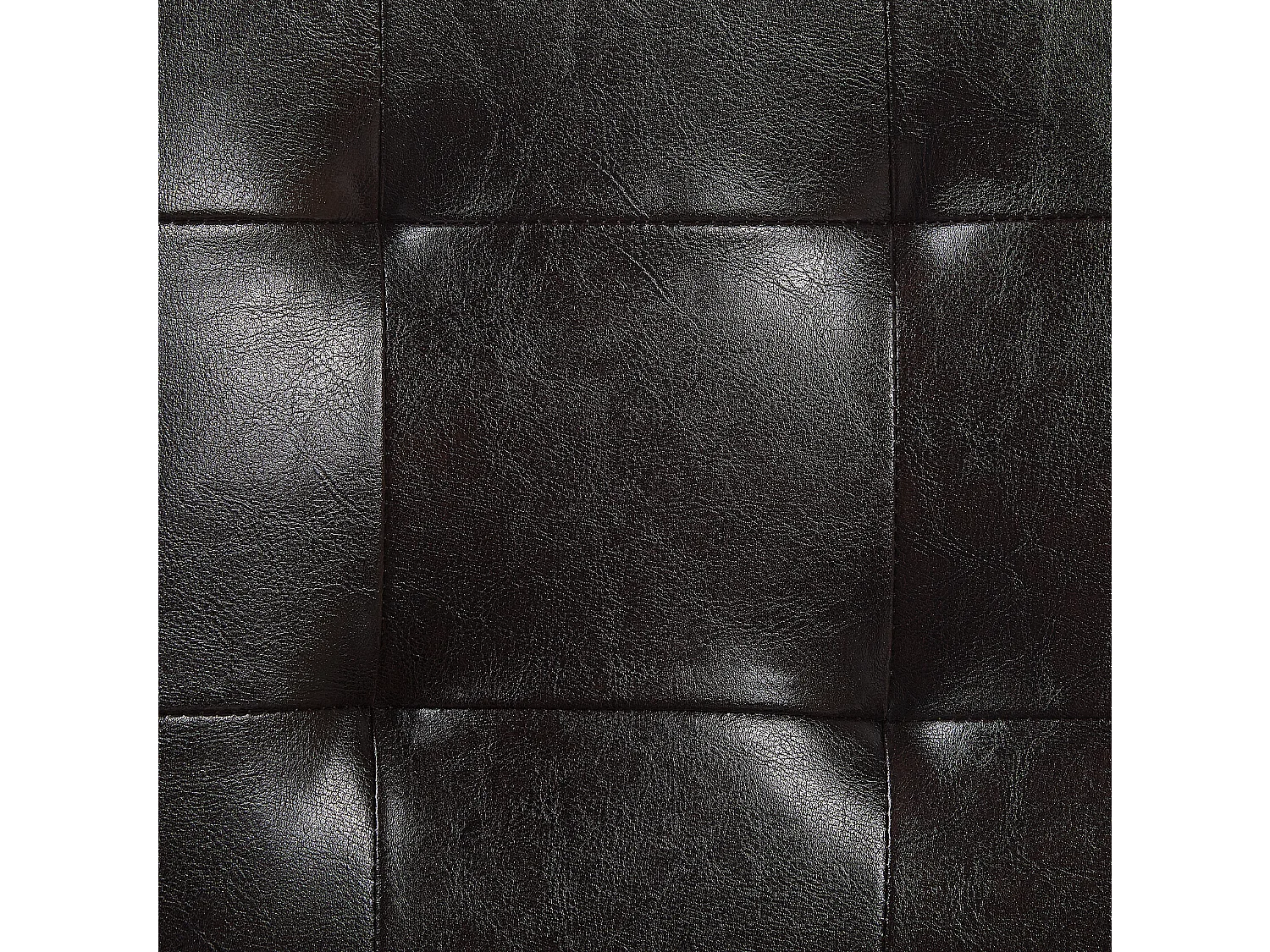 Lot de 2 chaises de bar MADISON Cuir PU Marron