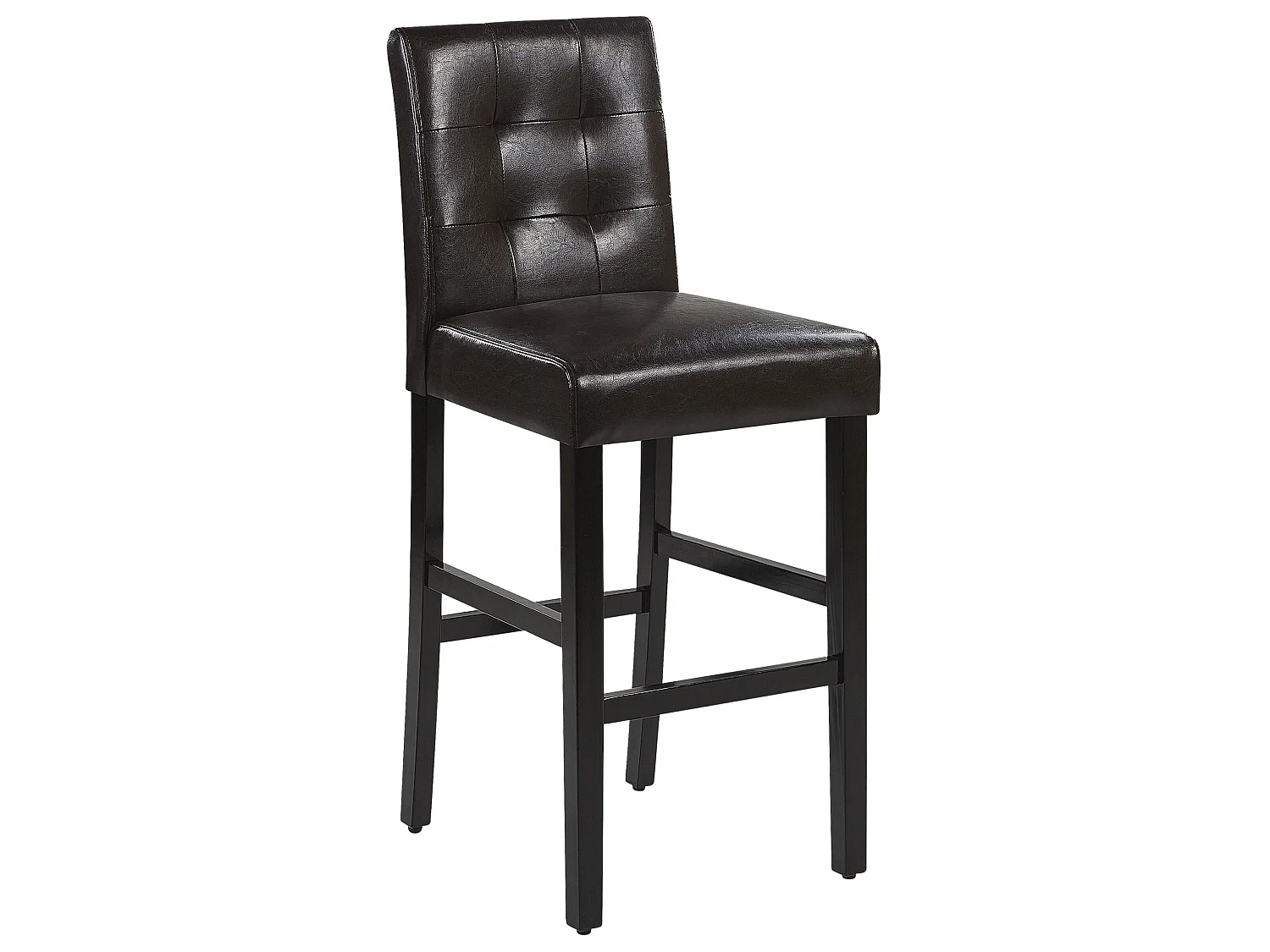 Set van 2 barstoelen MADISON Kunstleer Bruin