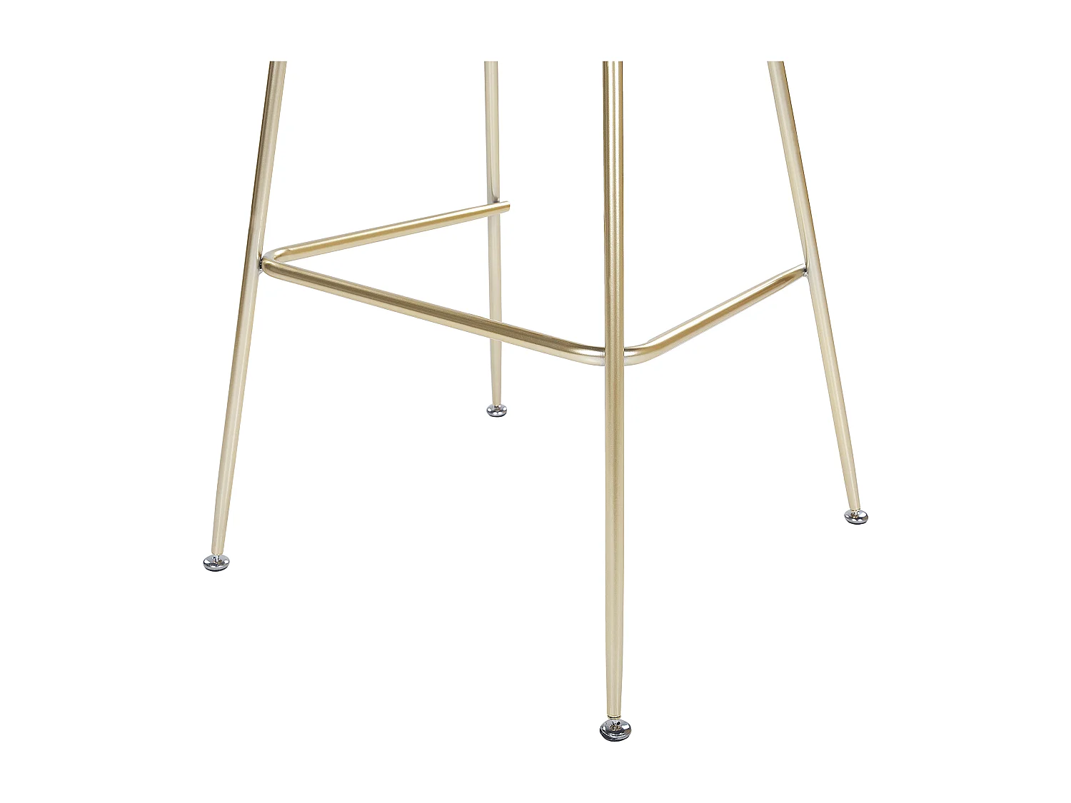 Lot de 2 chaises de bar ARCOLA Velours Gris clair