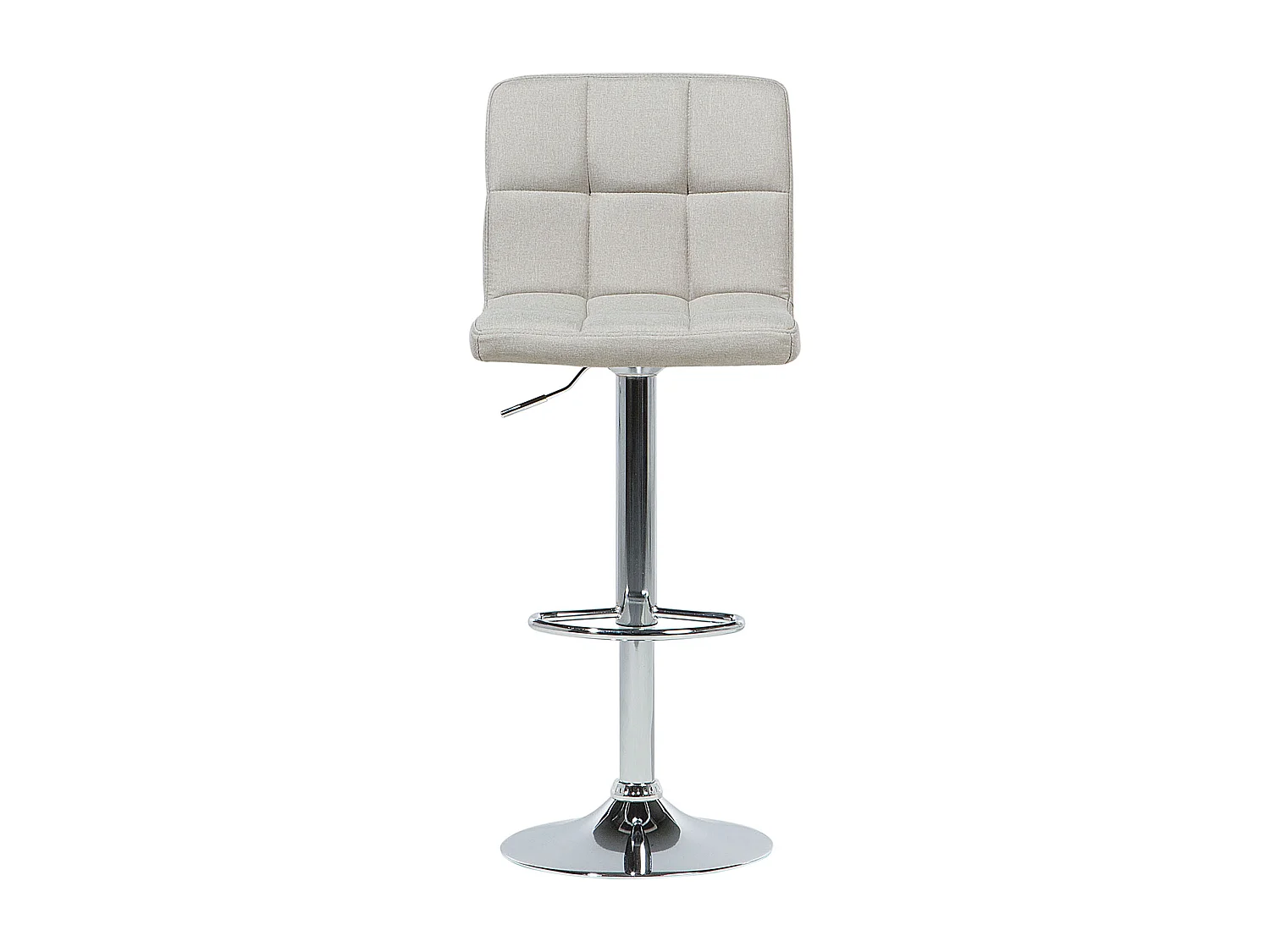 Set van 2 barstoelen MARION Draaibaar Lichtbeige