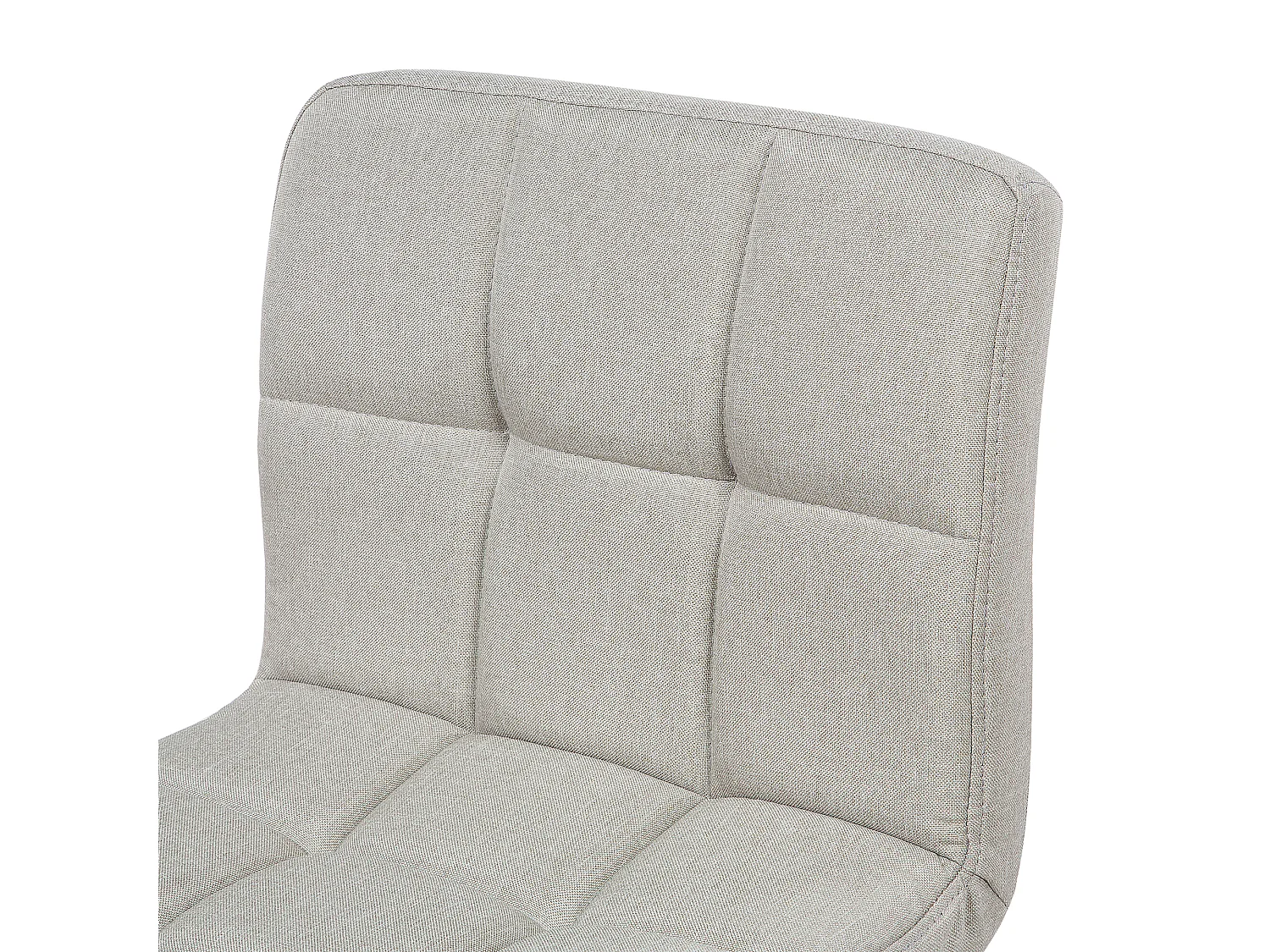 Set van 2 barstoelen MARION Draaibaar Lichtbeige