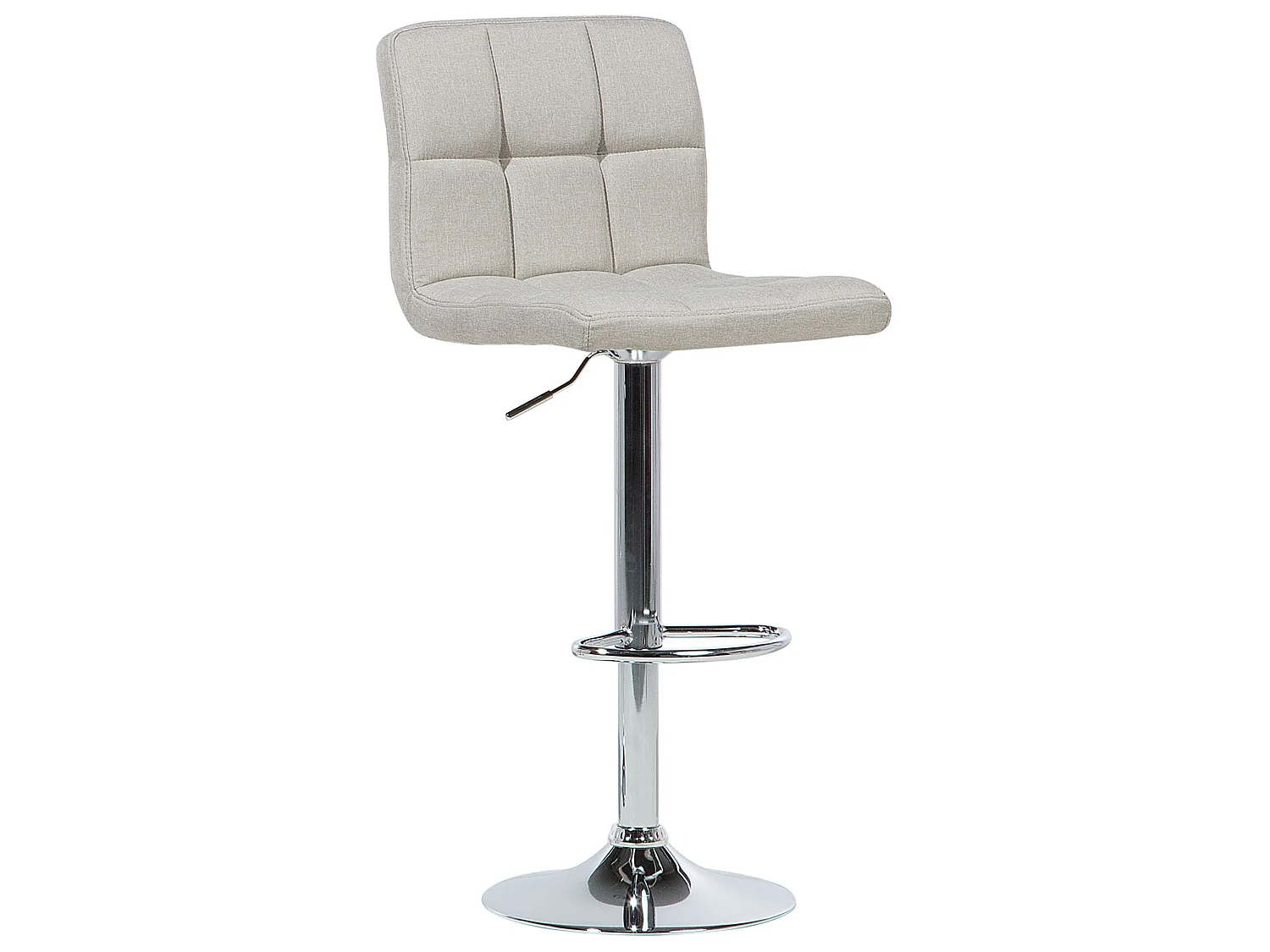 Set van 2 barstoelen MARION Draaibaar Lichtbeige