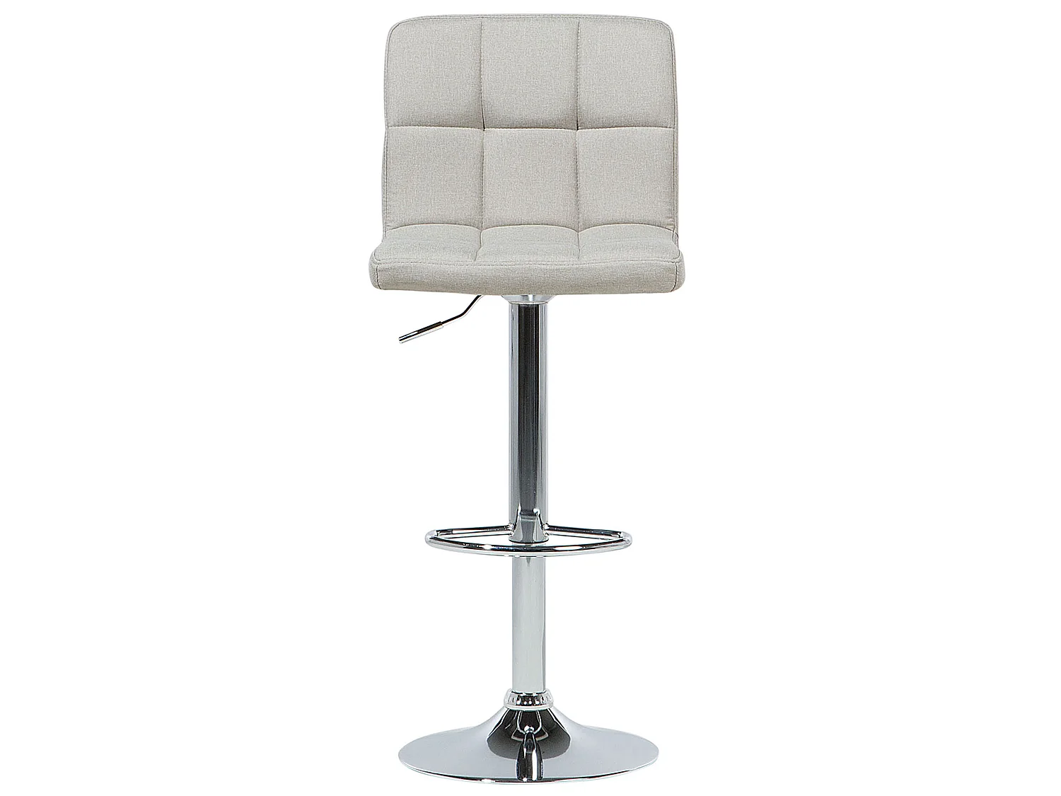 Set van 2 barstoelen MARION Draaibaar Lichtbeige