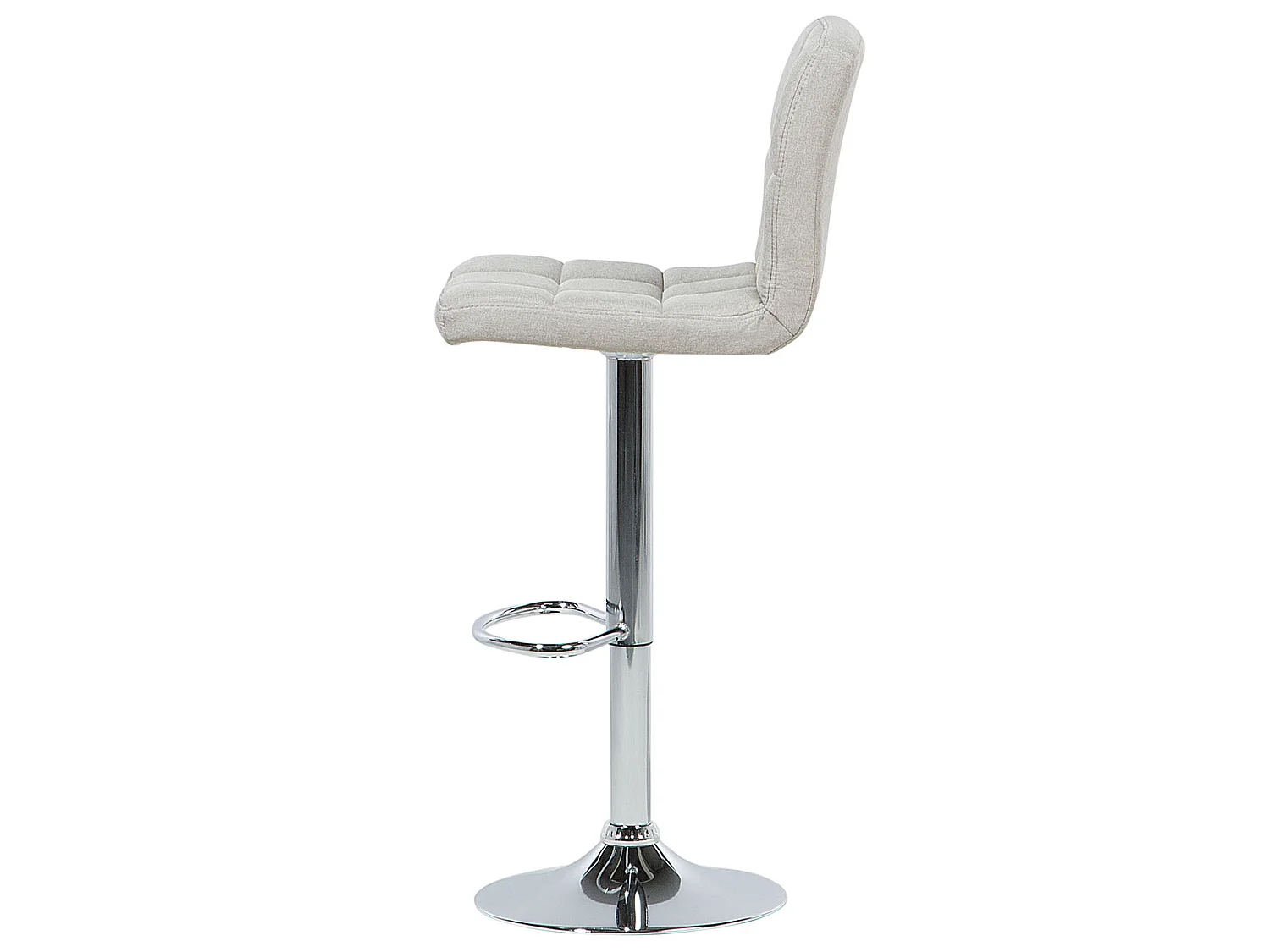 Set van 2 barstoelen MARION Draaibaar Lichtbeige