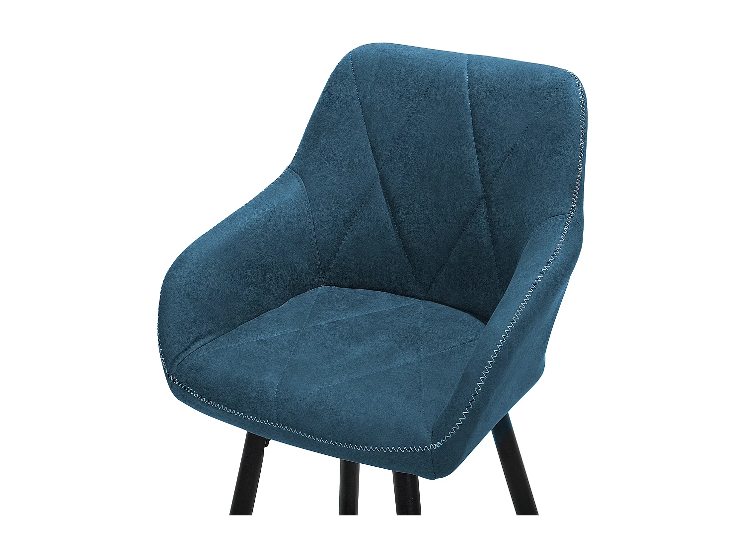 Lot de 2 chaises de bar DARIEN Bleu azur