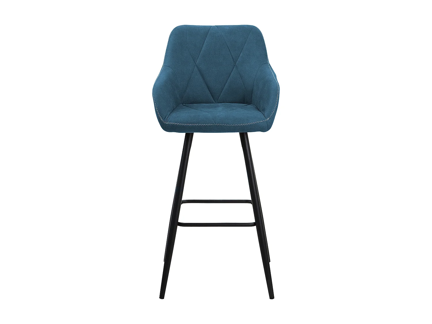 Lot de 2 chaises de bar DARIEN Bleu azur