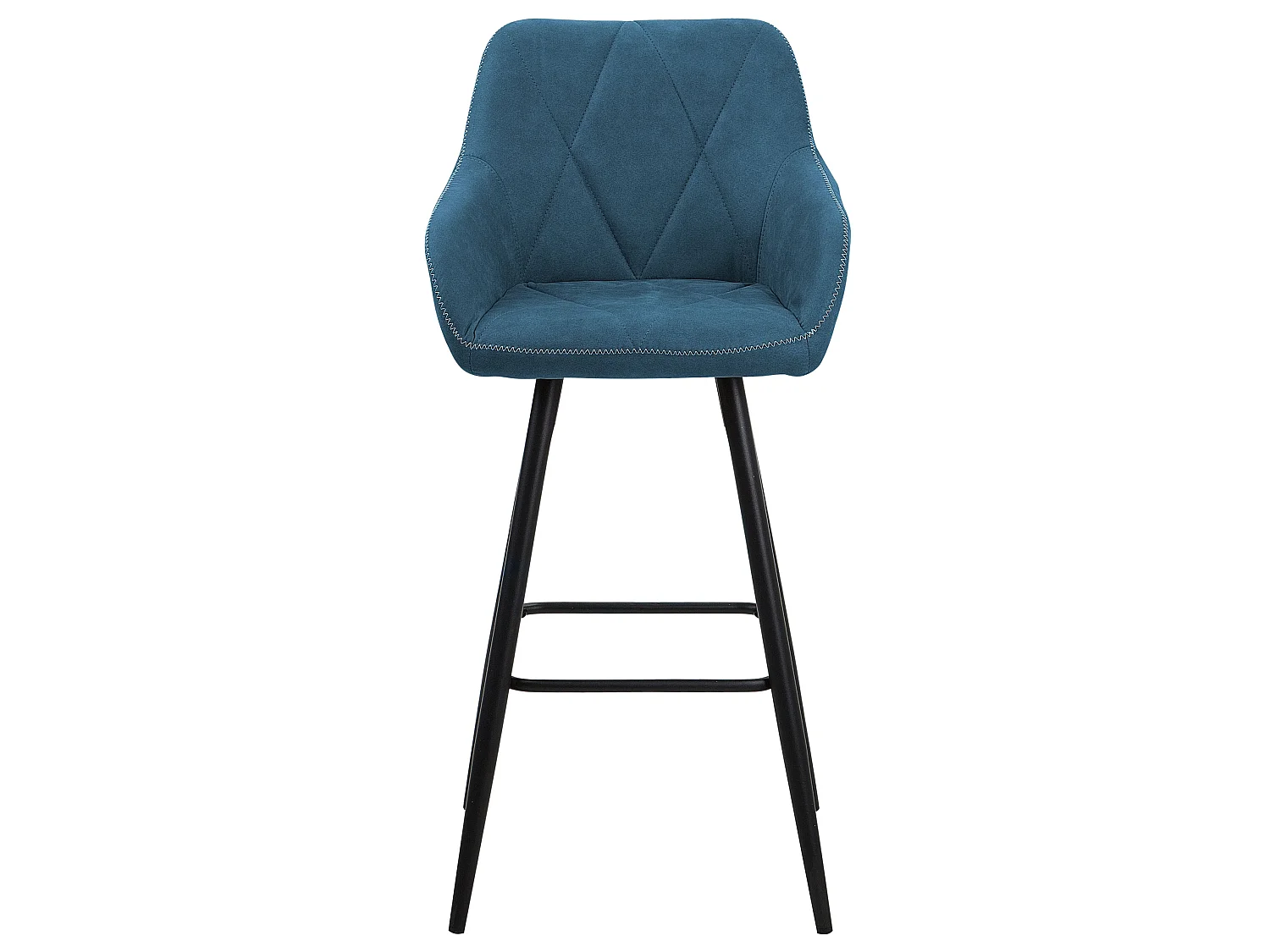 Lot de 2 chaises de bar DARIEN Bleu azur