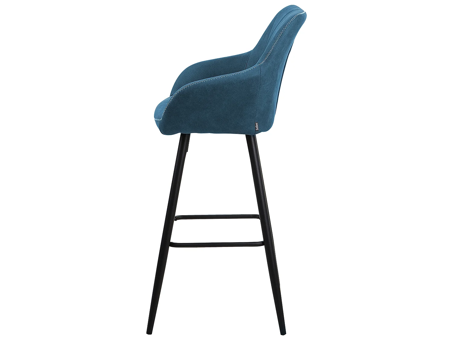 Lot de 2 chaises de bar DARIEN Bleu azur