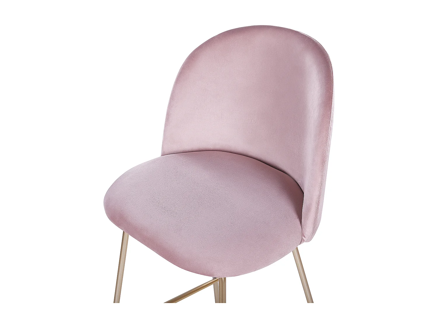 Lot de 2 chaises de bar ARCOLA Velours Rose