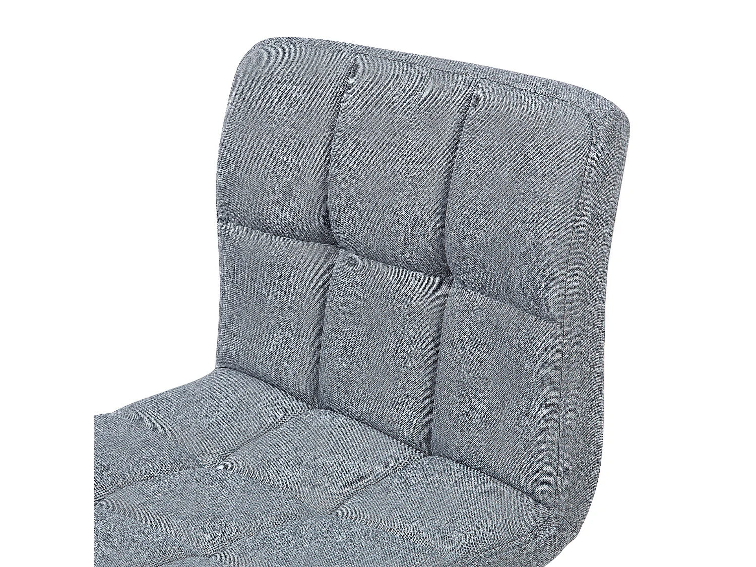 Lot de 2 chaises de bar MARION Gris clair