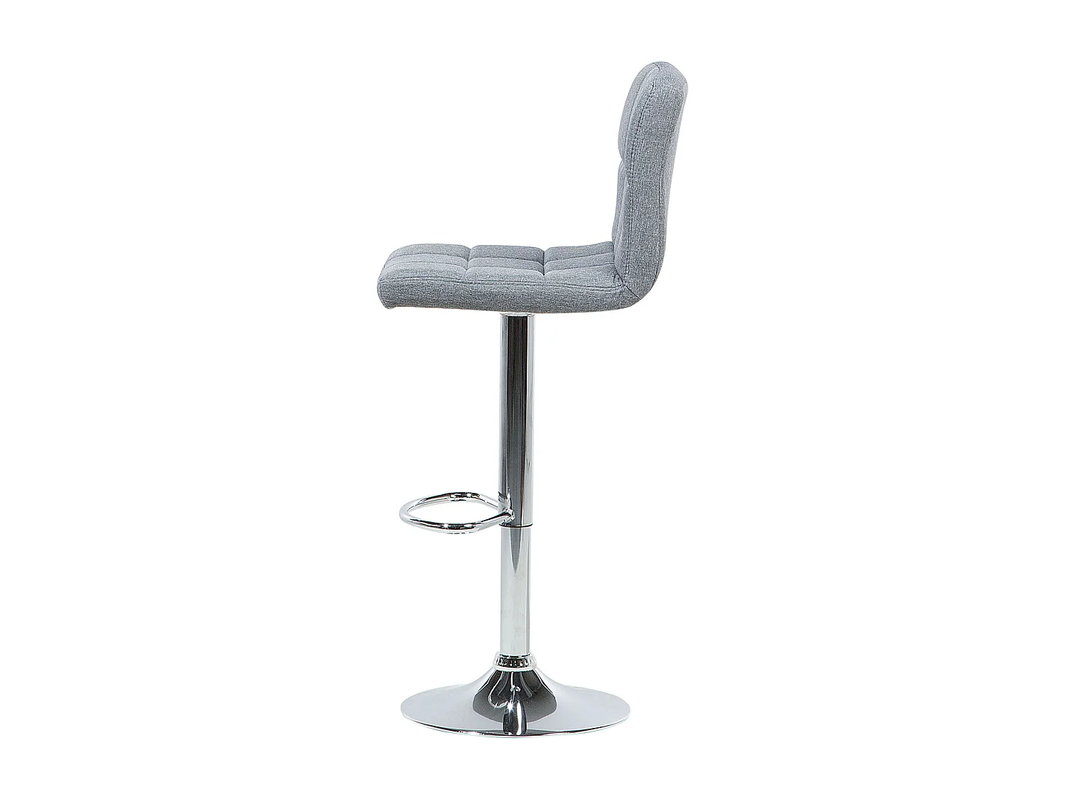 Set van 2 barstoelen MARION Draaibaar Lichtgrijs