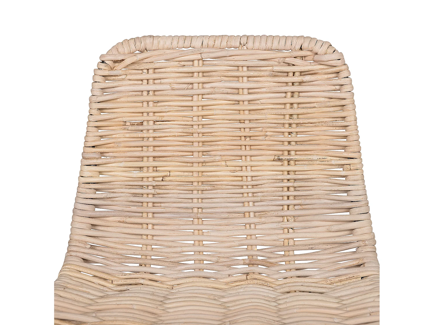 Lot de 2 chaises de bar CASSITA Rotin Naturel