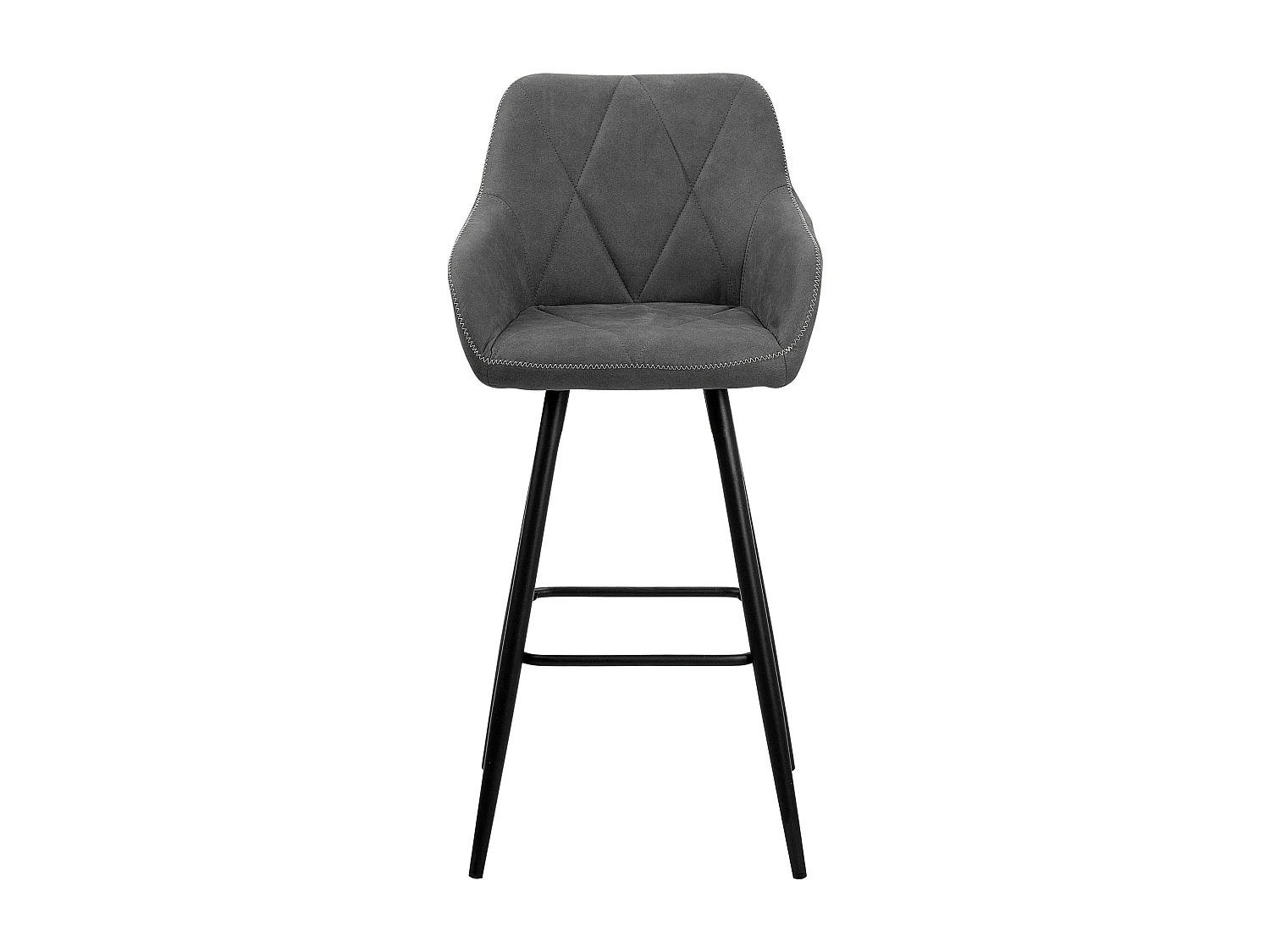 Set van 2 barstoelen DARIEN Grijs