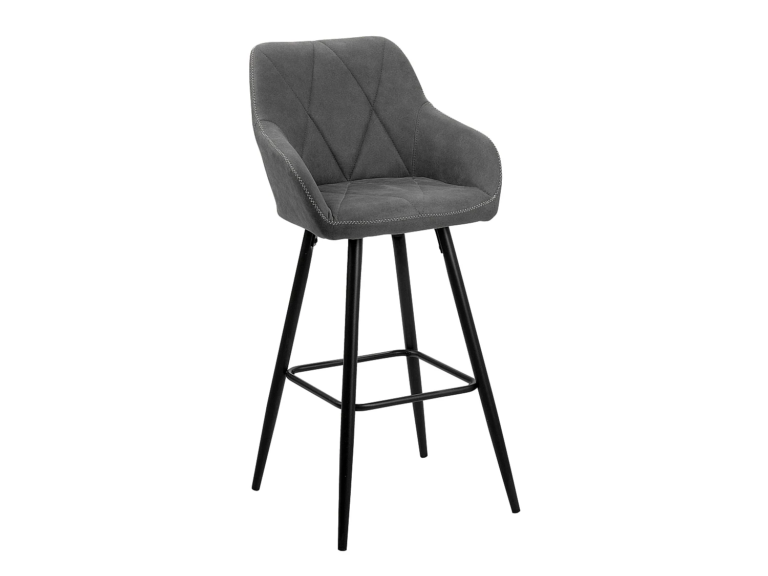 Set van 2 barstoelen DARIEN Grijs