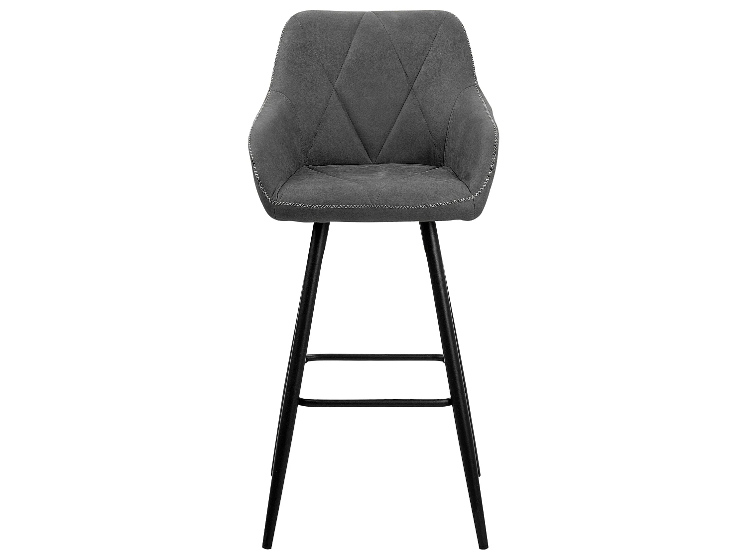 Set van 2 barstoelen DARIEN Grijs