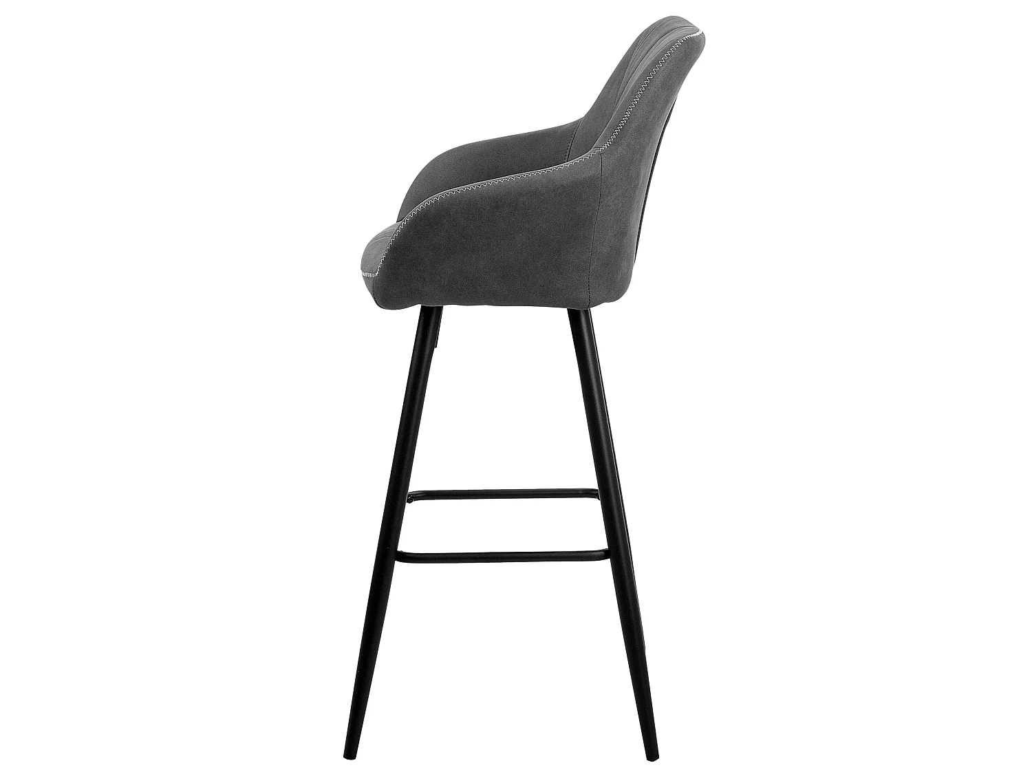 Set van 2 barstoelen DARIEN Grijs
