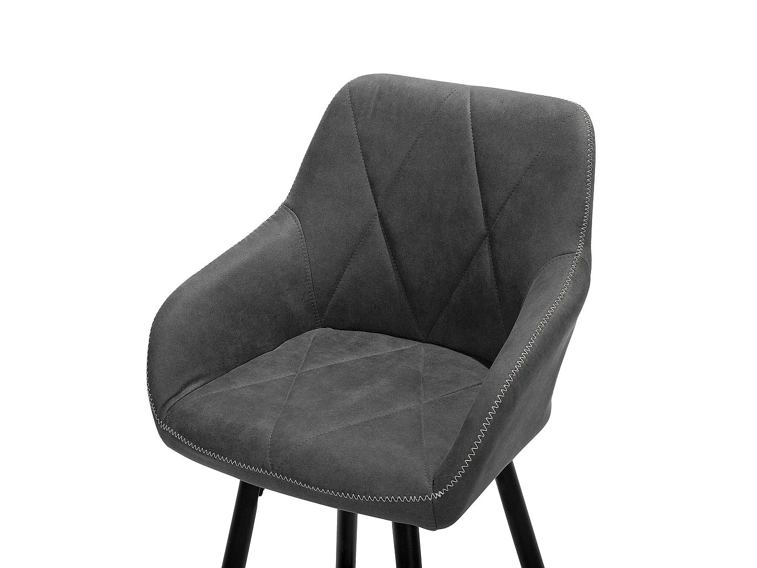 Set van 2 barstoelen DARIEN Grijs
