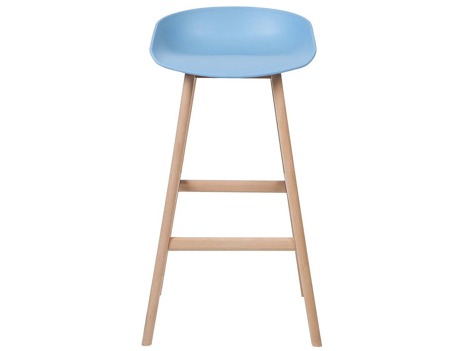 Lot de 2 chaises de bar MICCO Bleu clair