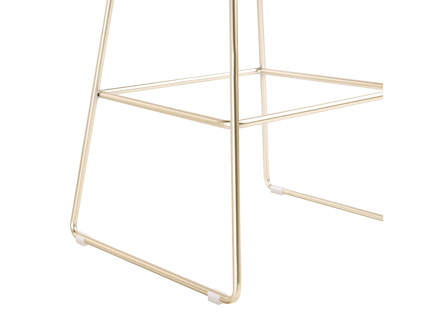 Lot de 2 chaises de bar PRESTON Métal Doré