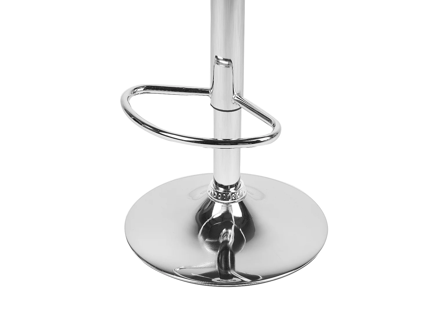 Conjunto de 2 bancos de bar CONWAY Pele sintética Preto