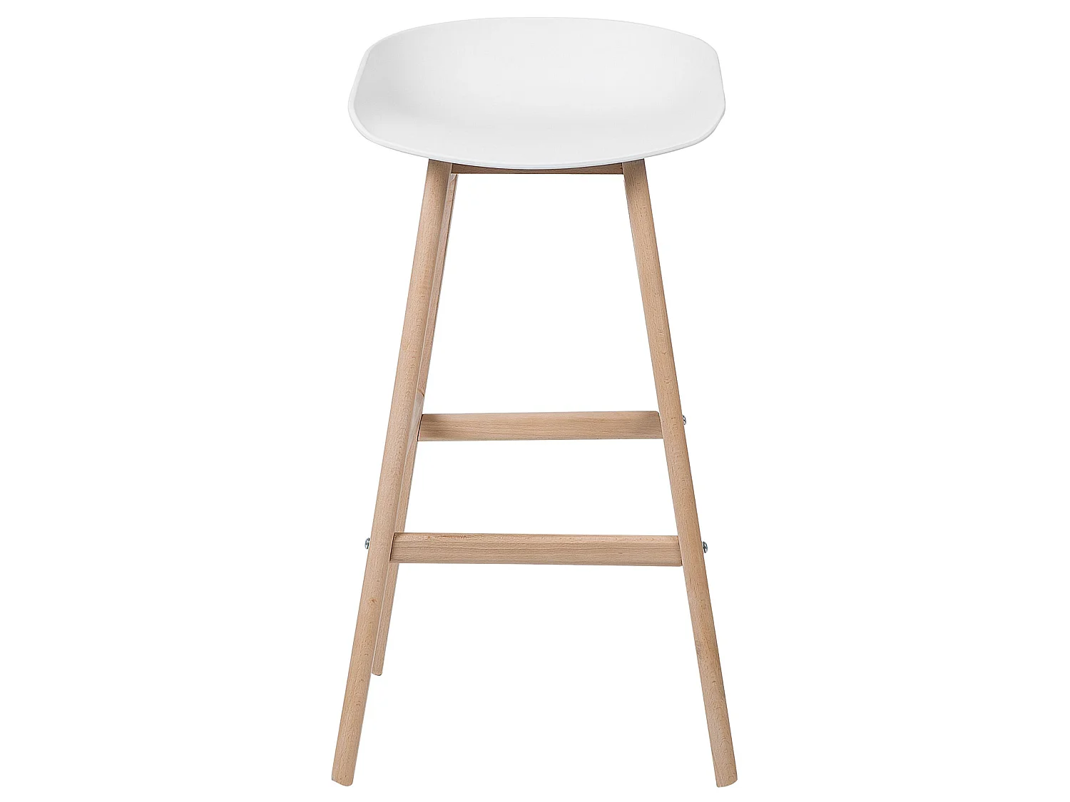 Set di 2 sedie alte MICCO Bianco