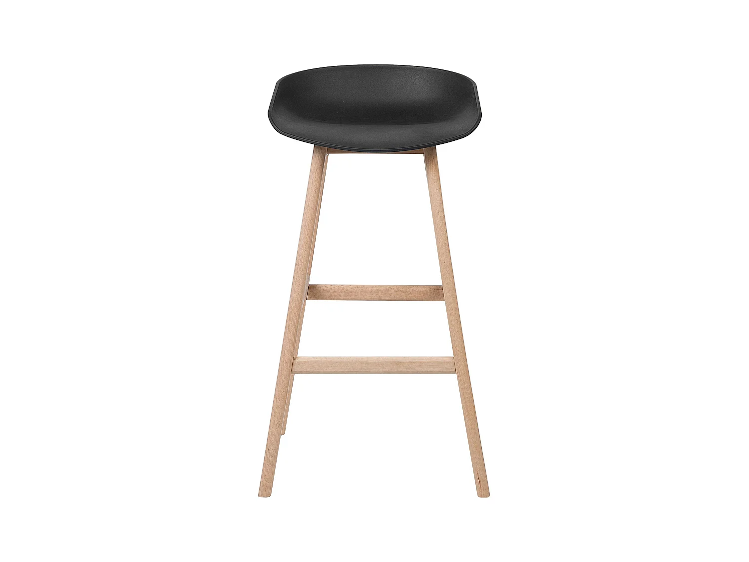 Lot de 2 chaises de bar MICCO Noir