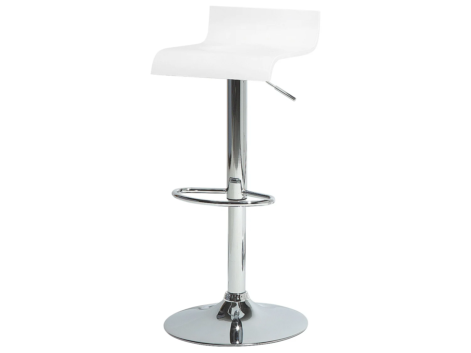Lot de 2 chaises de bar VALENCIA Blanc