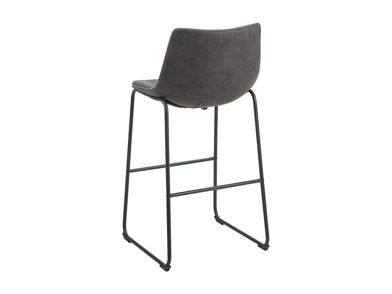 Lot de 2 chaises de bar FRANKS Gris
