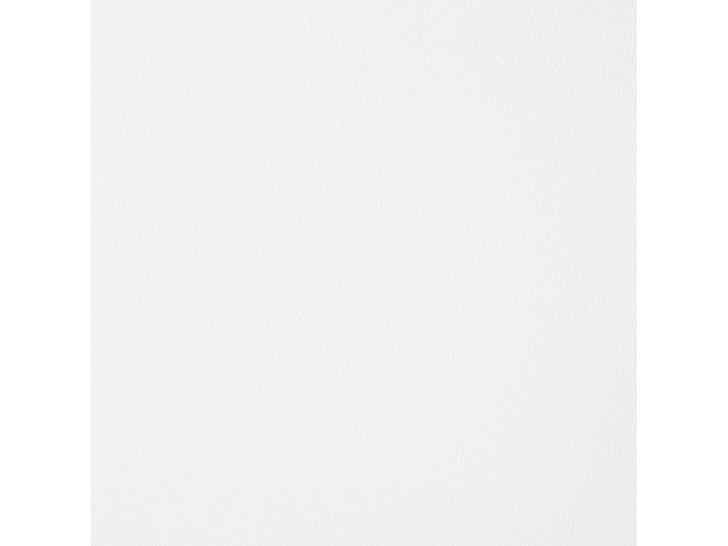 Banco de bar PETERSBURG Pele sintética Branco