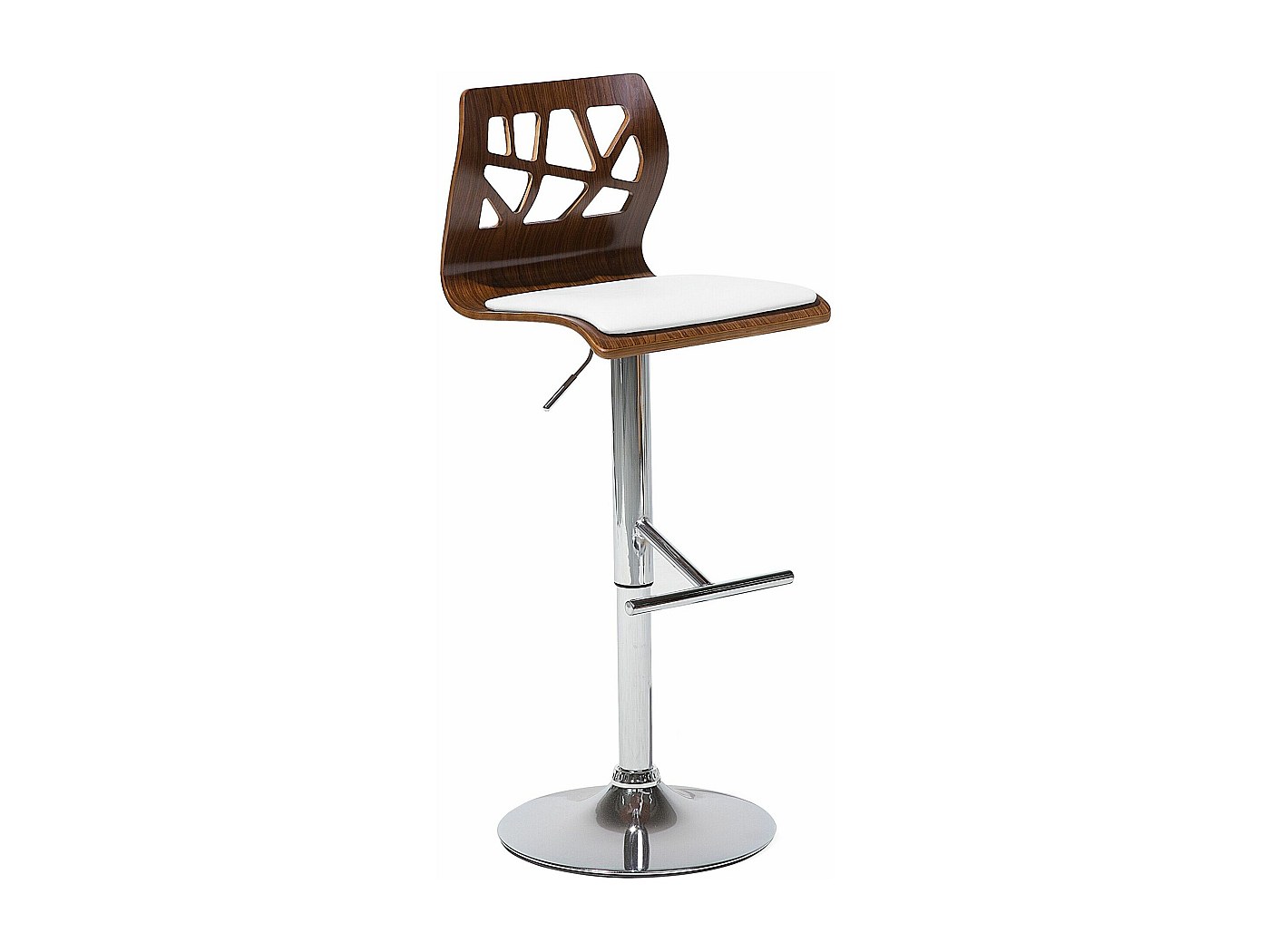 2 Sgabelli Da Bar Giantex In Ecopelle Nera Con Schienale, Altezza 66 Cm (100 Kg Portata) - 5