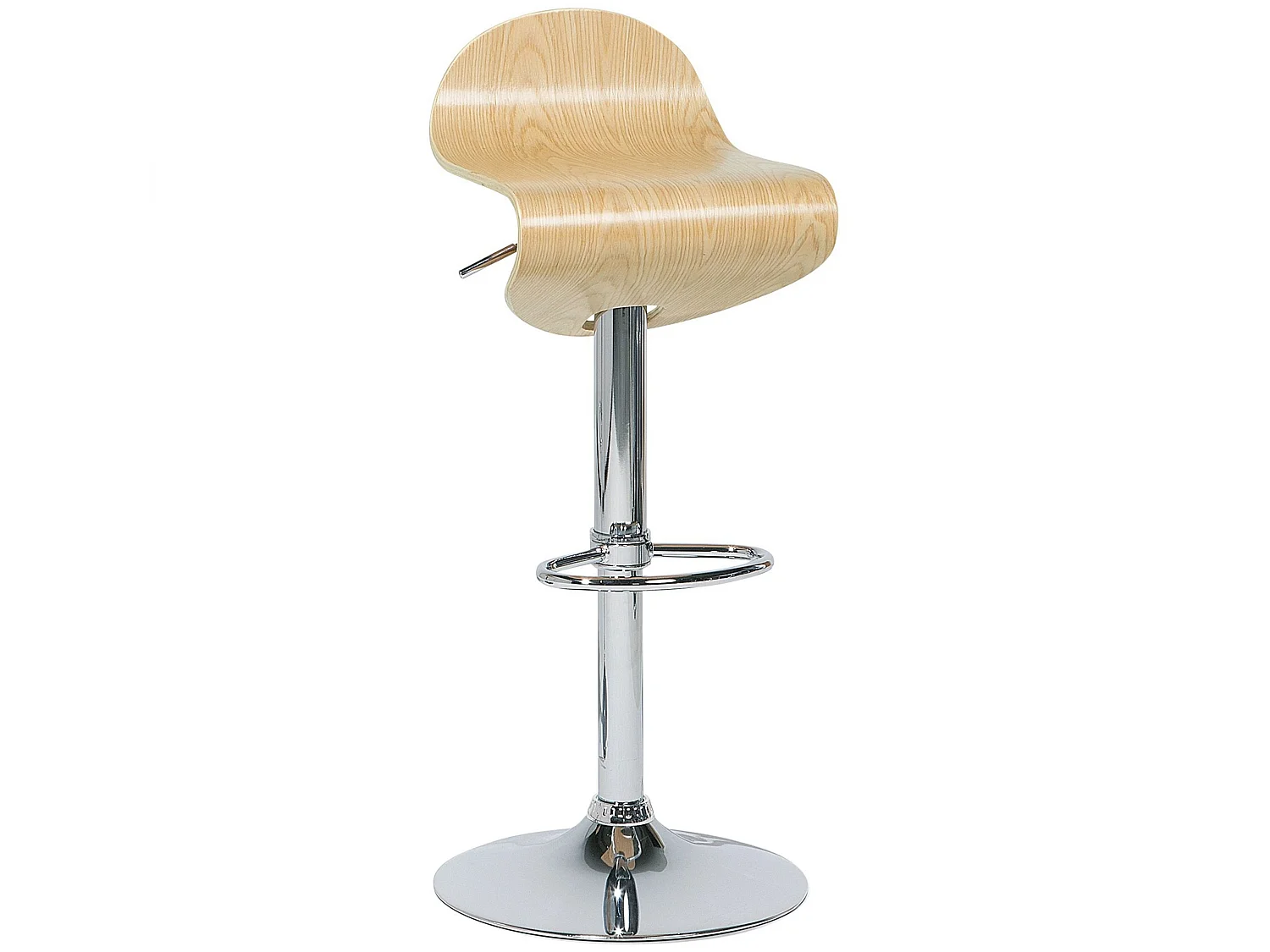 Tamborete rotativo Conjunto de 2 Castanho claro LIVERPOOL