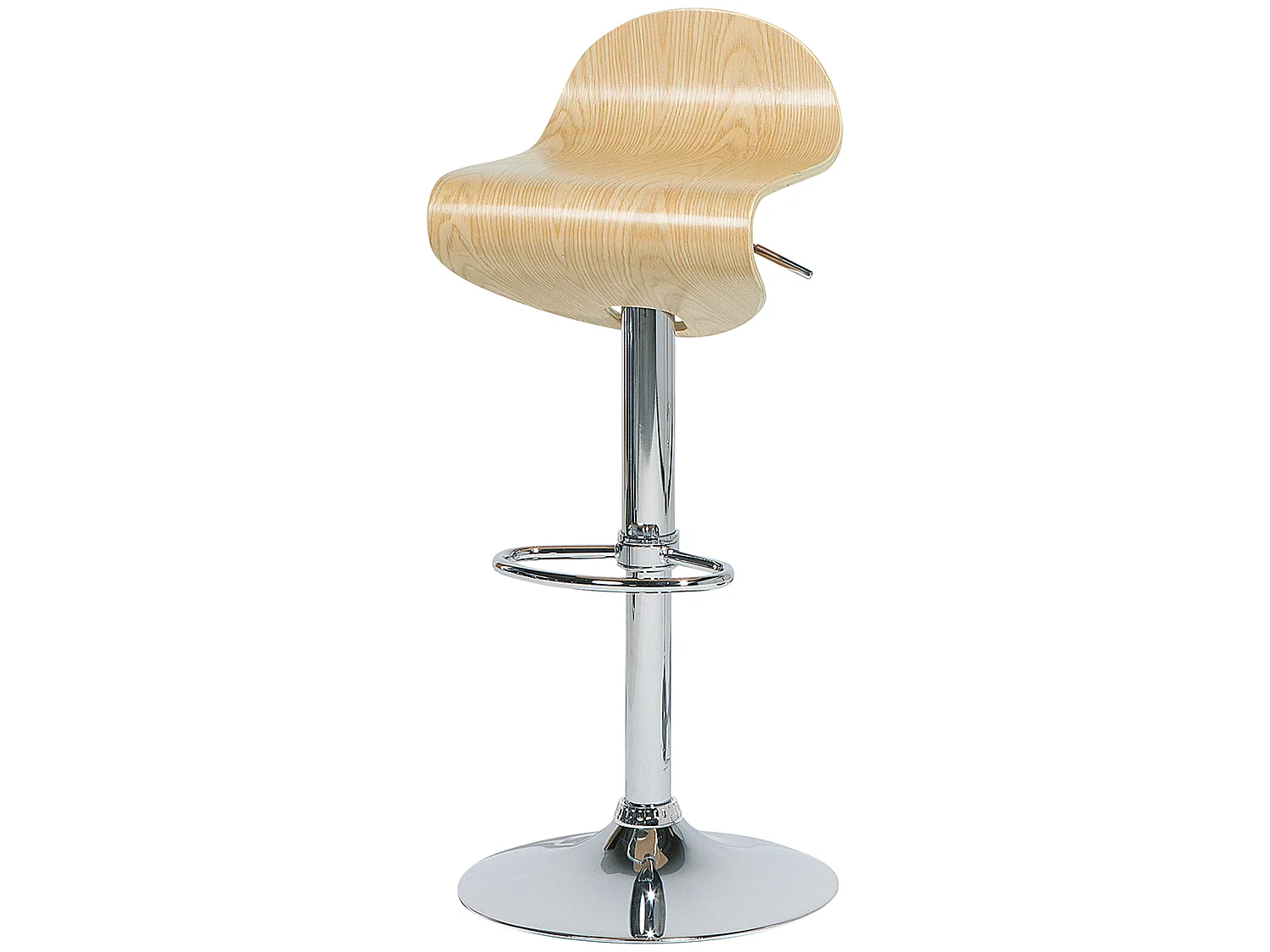 Tamborete rotativo Conjunto de 2 Castanho claro LIVERPOOL