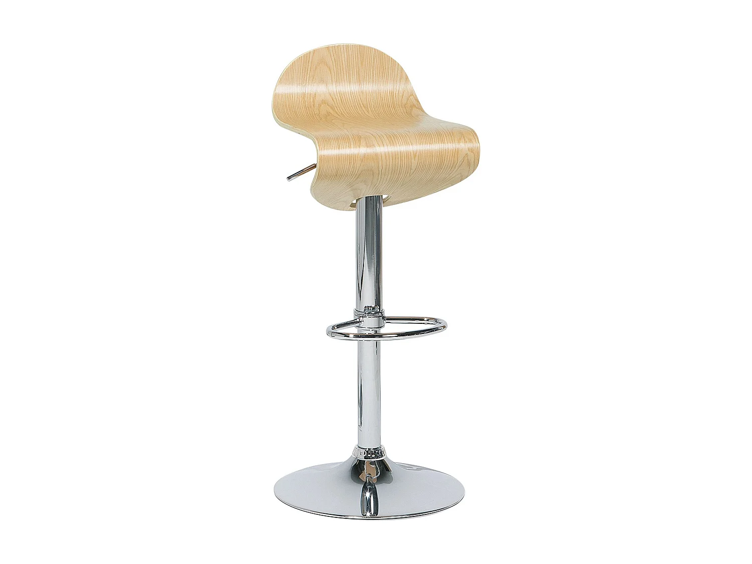 Tamborete rotativo Conjunto de 2 Castanho claro LIVERPOOL