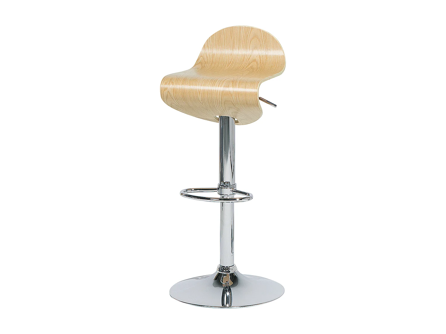 Tamborete rotativo Conjunto de 2 Castanho claro LIVERPOOL